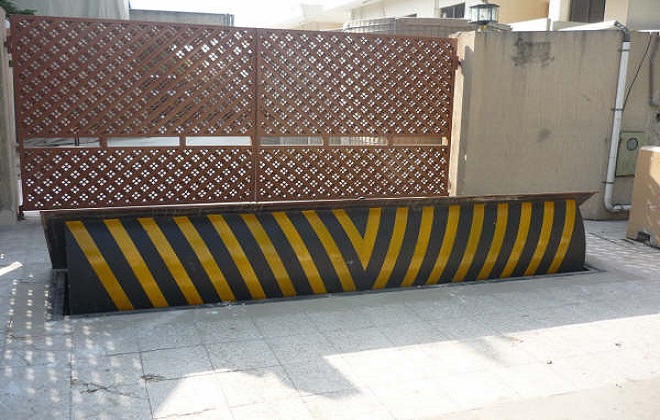Vehicle security barrier installation
